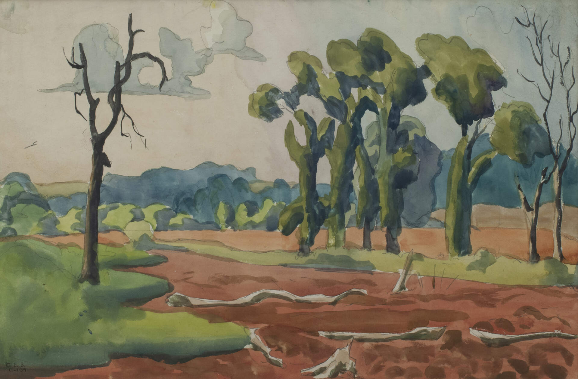 Landscape with Fallen Branches