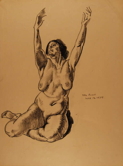 Seated Female Nude