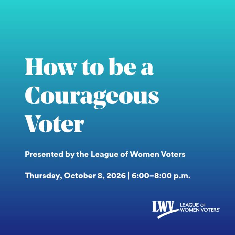 How to Be a Courageous Voter 