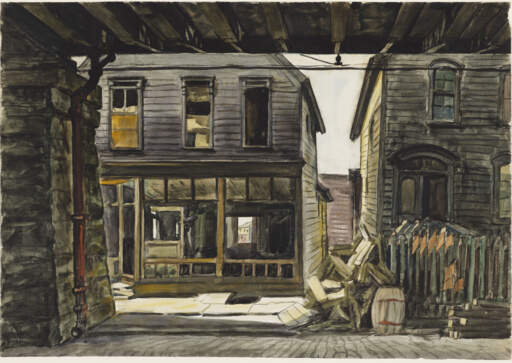 Two Houses Under a Viaduct
