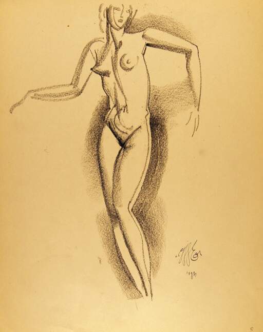 Standing Female Nude