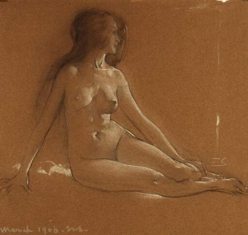 Seated Female Nude