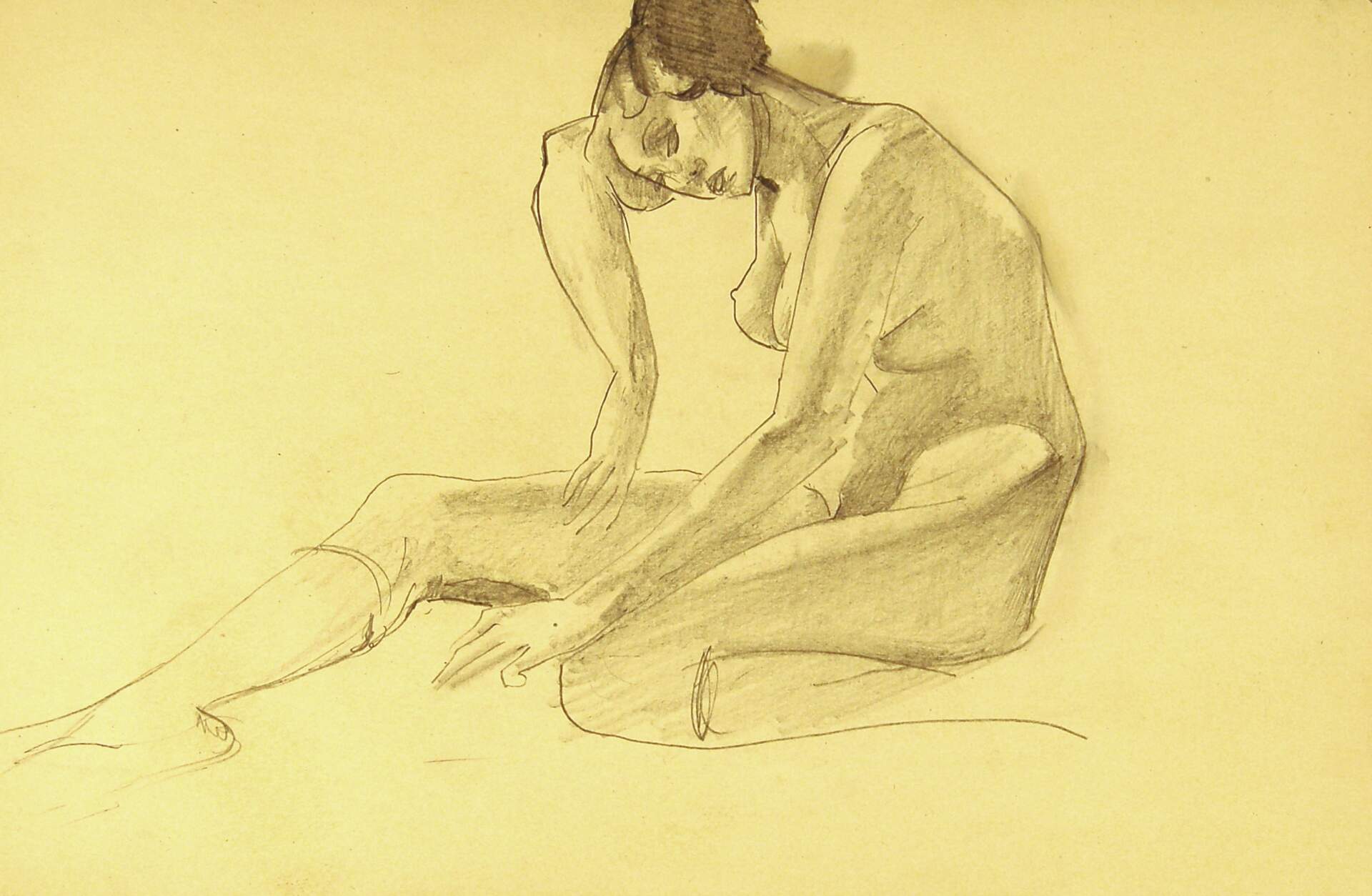 Seated Female on Floor