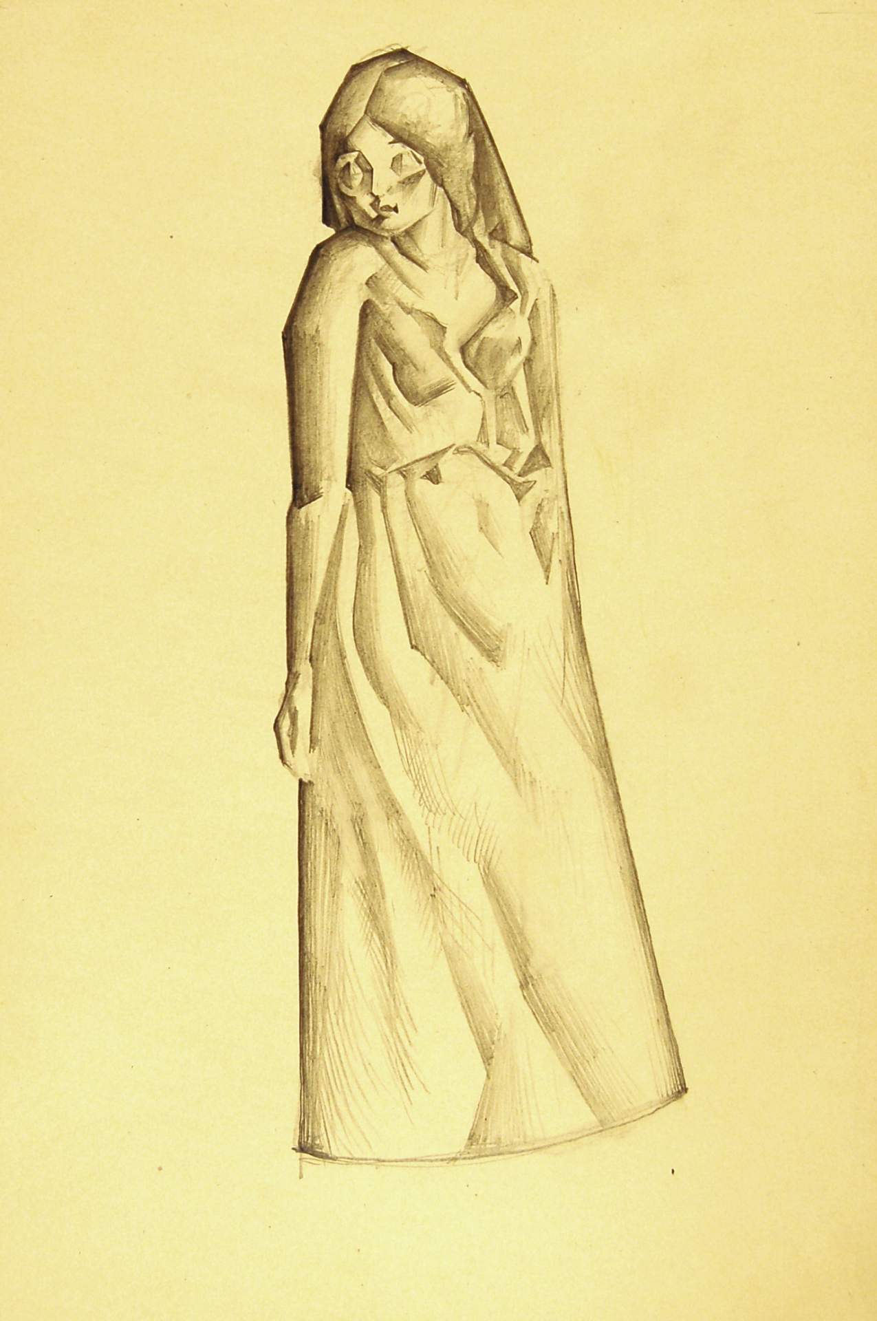 Standing Female in Dress