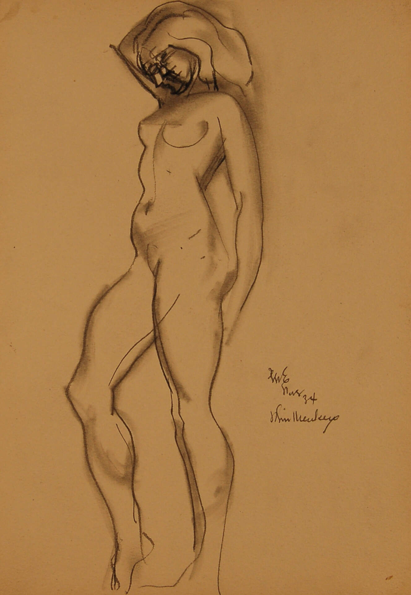 Standing Female Nude