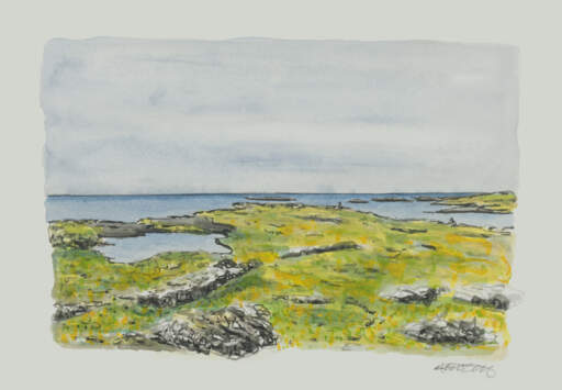 Coastline Between Keflavik and Reykjavik, Iceland