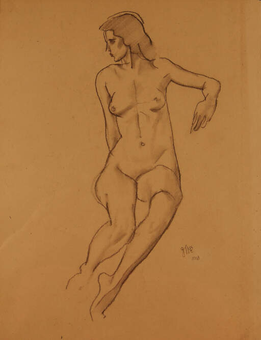 Seated Female Nude