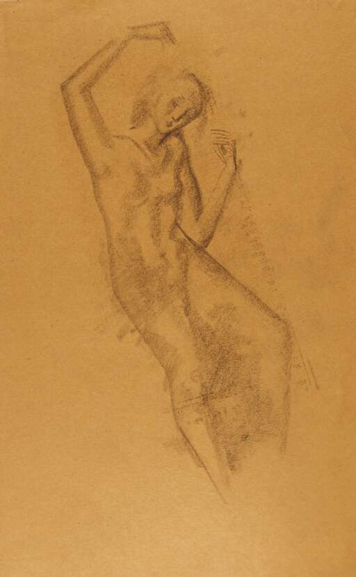 Standing Female, Right Hand Over Head