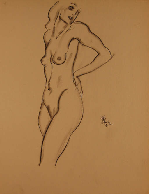 Standing Female Nude